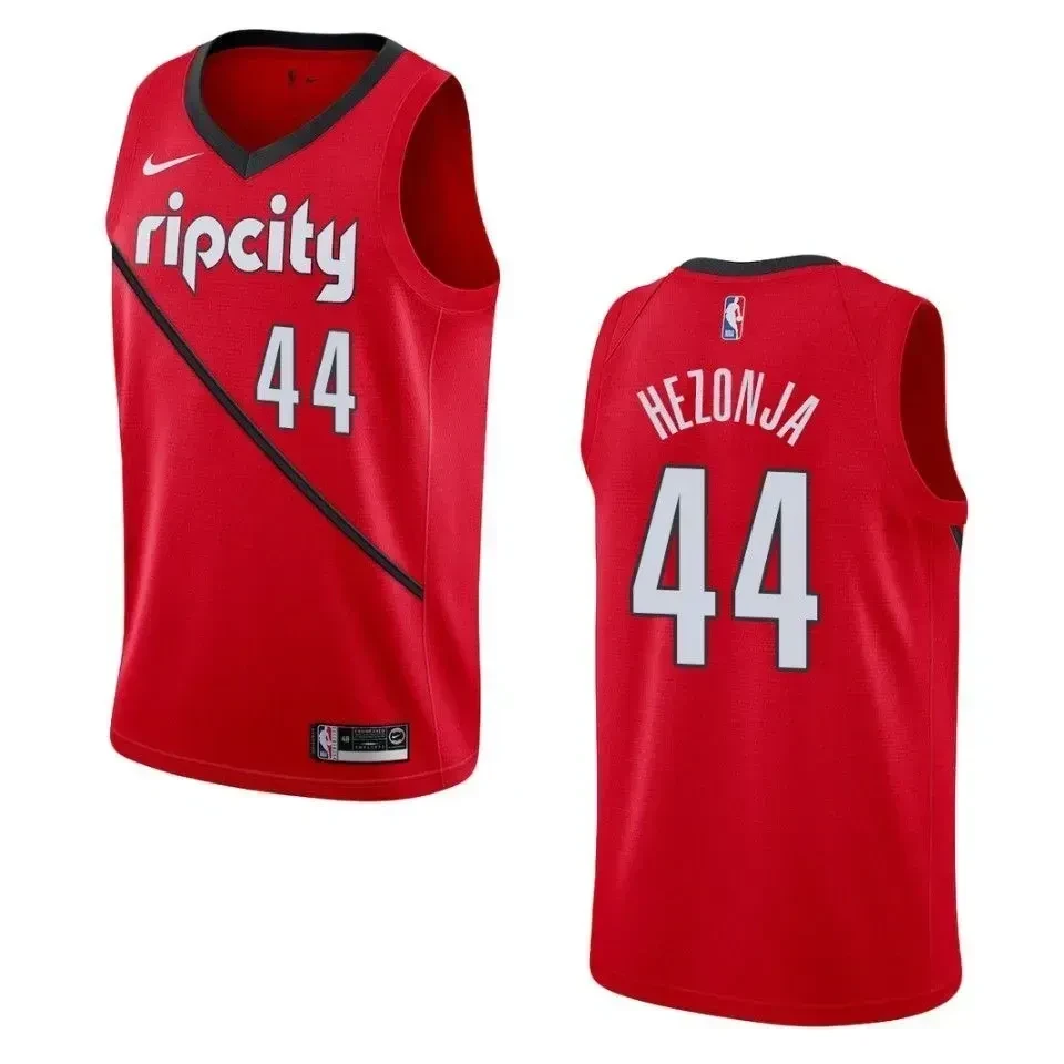 Men's Portland Trail Blazers 44 Mario Hezonja Earned Swingman Jersey - Red - JS190