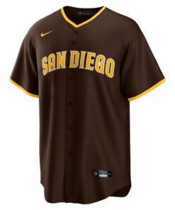 Alternative view of Men's San Diego Padres Fernando Tatis Jr. Brown Alternate Player Jersey