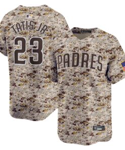 Men's San Diego Padres Fernando Tatis Jr. Tan 2nd Alternate Limited Player Jersey