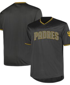 Men's San Diego Padres Profile Charcoal Big & Tall Pop Fashion Jersey