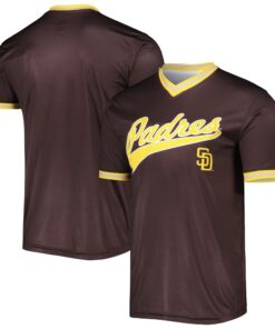 Men's San Diego Padres Stitches Brown Cooperstown Collection Team Jersey