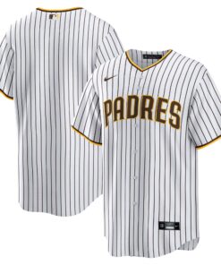 Men's San Diego Padres White Home Blank Jersey