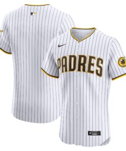 Men's San Diego Padres White Home Elite Jersey