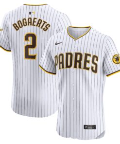 Men's San Diego Padres Xander Bogaerts White Home Elite Jersey