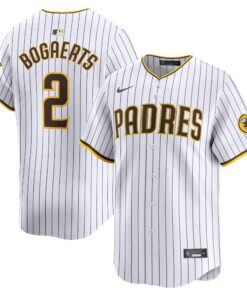 Men's San Diego Padres Xander Bogaerts White Home Limited Player Jersey