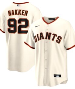 Men's San Francisco Giants Alyssa Nakken Cream Home Player Jersey