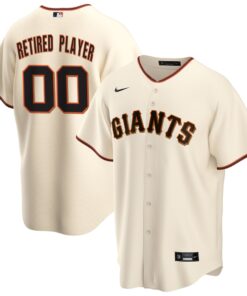 Men's San Francisco Giants Cream Home Pick-A-Player Retired Roster Jersey