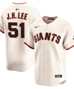 Men's San Francisco Giants Jung Hoo Lee Cream Home Limited Player Jersey