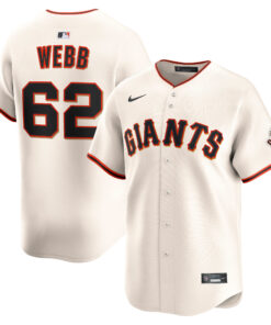 Men's San Francisco Giants Logan Webb Cream Home Limited Player Jersey