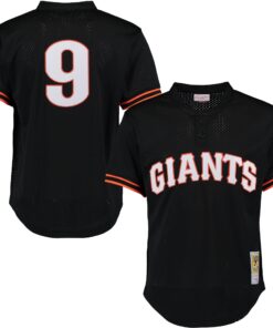 Men's San Francisco Giants Matt Williams Mitchell & Ness Black Cooperstown Mesh Batting Practice Jersey