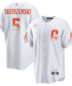 Men's San Francisco Giants Mike Yastrzemski White City Connect Player Jersey