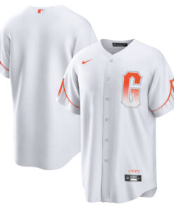 Men's San Francisco Giants White City Connect Jersey