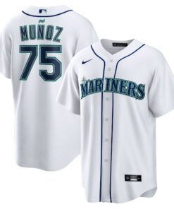 Men's Seattle Mariners Andres Munoz White Home Jersey