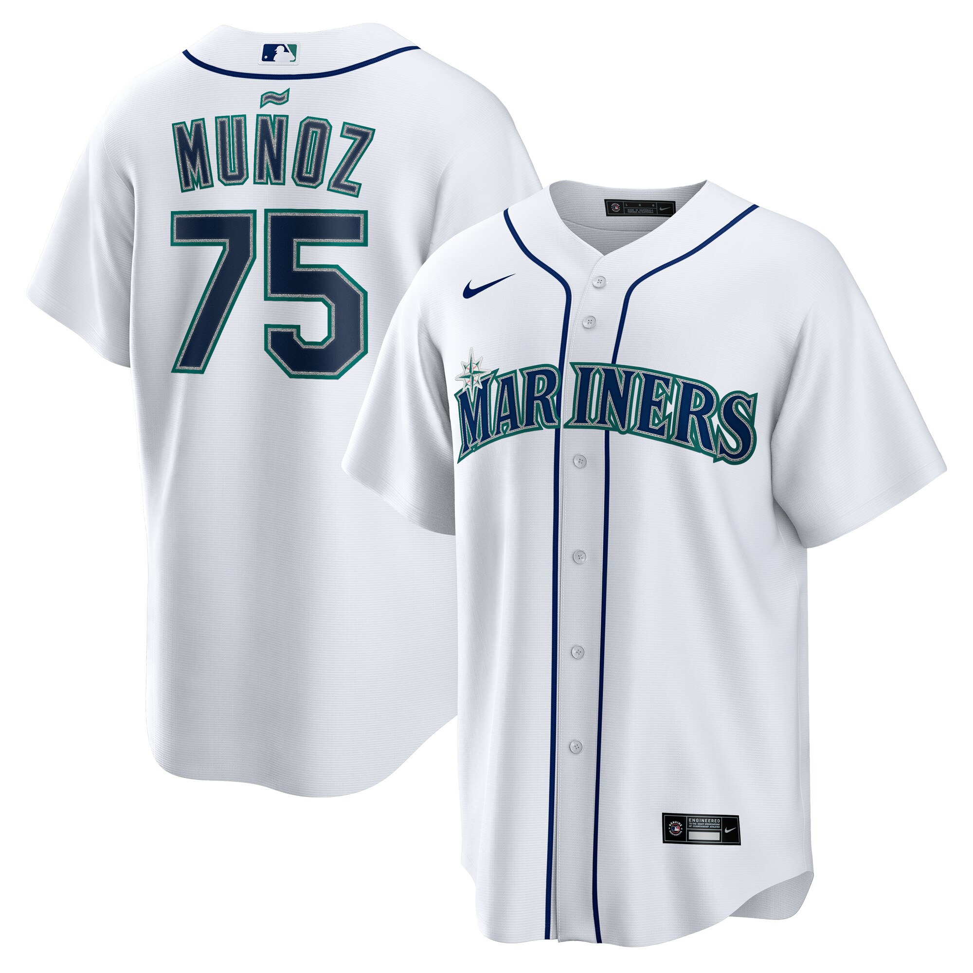 Men's Seattle Mariners Andres Munoz White Home Jersey