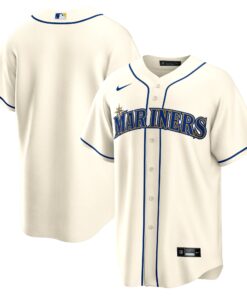 Men's Seattle Mariners Cream Alternate Team Jersey