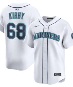 Men's Seattle Mariners George Kirby White Alternate Limited Player Jersey