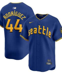 Men's Seattle Mariners Julio RodrÃ­guez Royal City Connect Limited Player Jersey