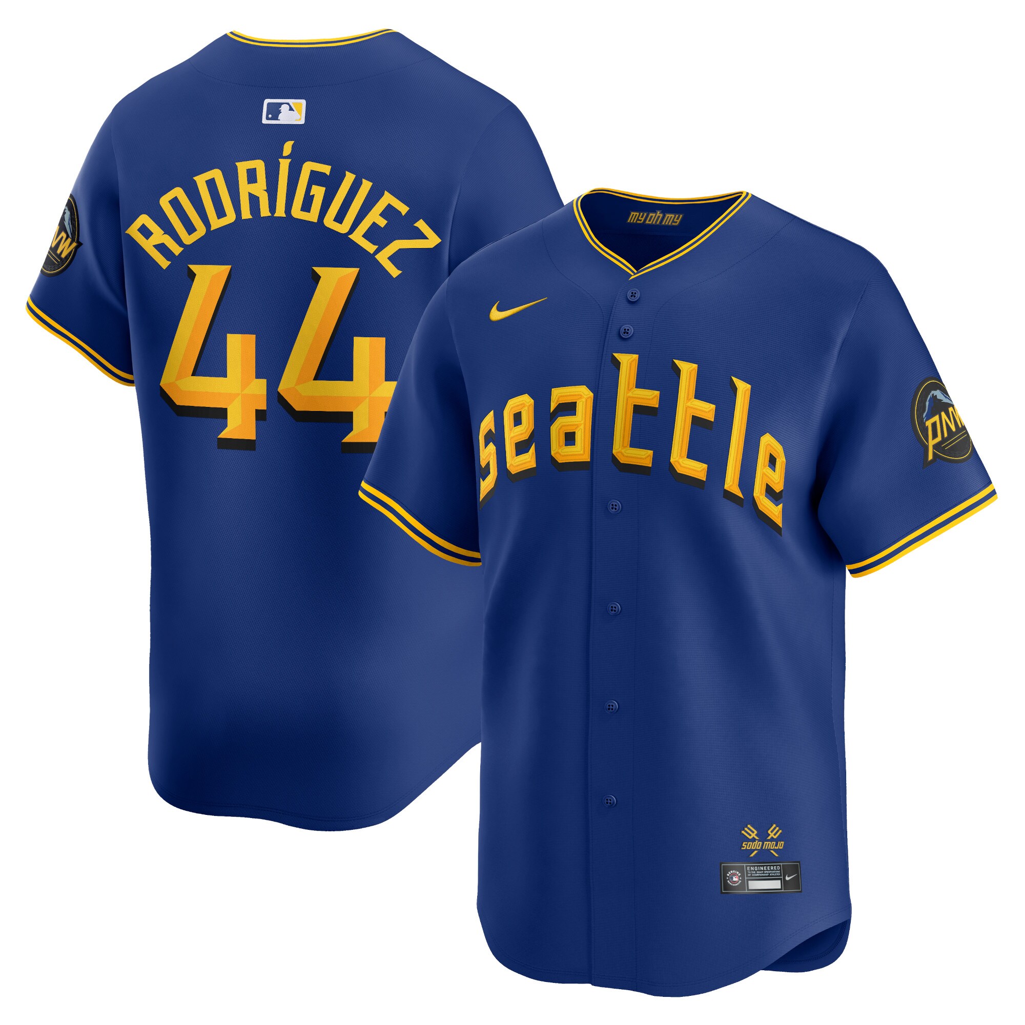 Men's Seattle Mariners Julio RodrÃ­guez Royal City Connect Limited Player Jersey