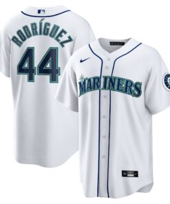 Men's Seattle Mariners Julio RodrÃ­guez White Home Jersey