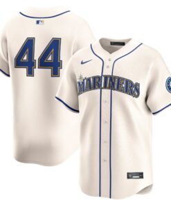 Men's Seattle Mariners Julio Rodriguez Cream Alternate Limited