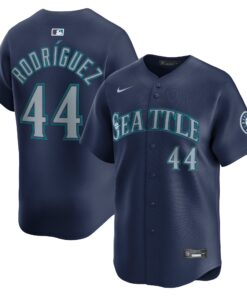 Men's Seattle Mariners Julio Rodriguez Navy Road Limited