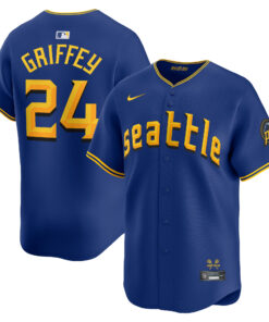 Men's Seattle Mariners Ken Griffey Jr. Royal City Connect Retired Player Jersey