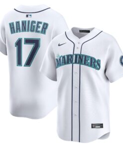 Men's Seattle Mariners Mitch Haniger White Alternate Limited Player Jersey