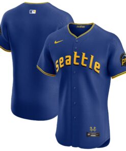Men's Seattle Mariners Royal City Connect Elite Jersey