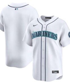 Men's Seattle Mariners White Home Limited Jersey