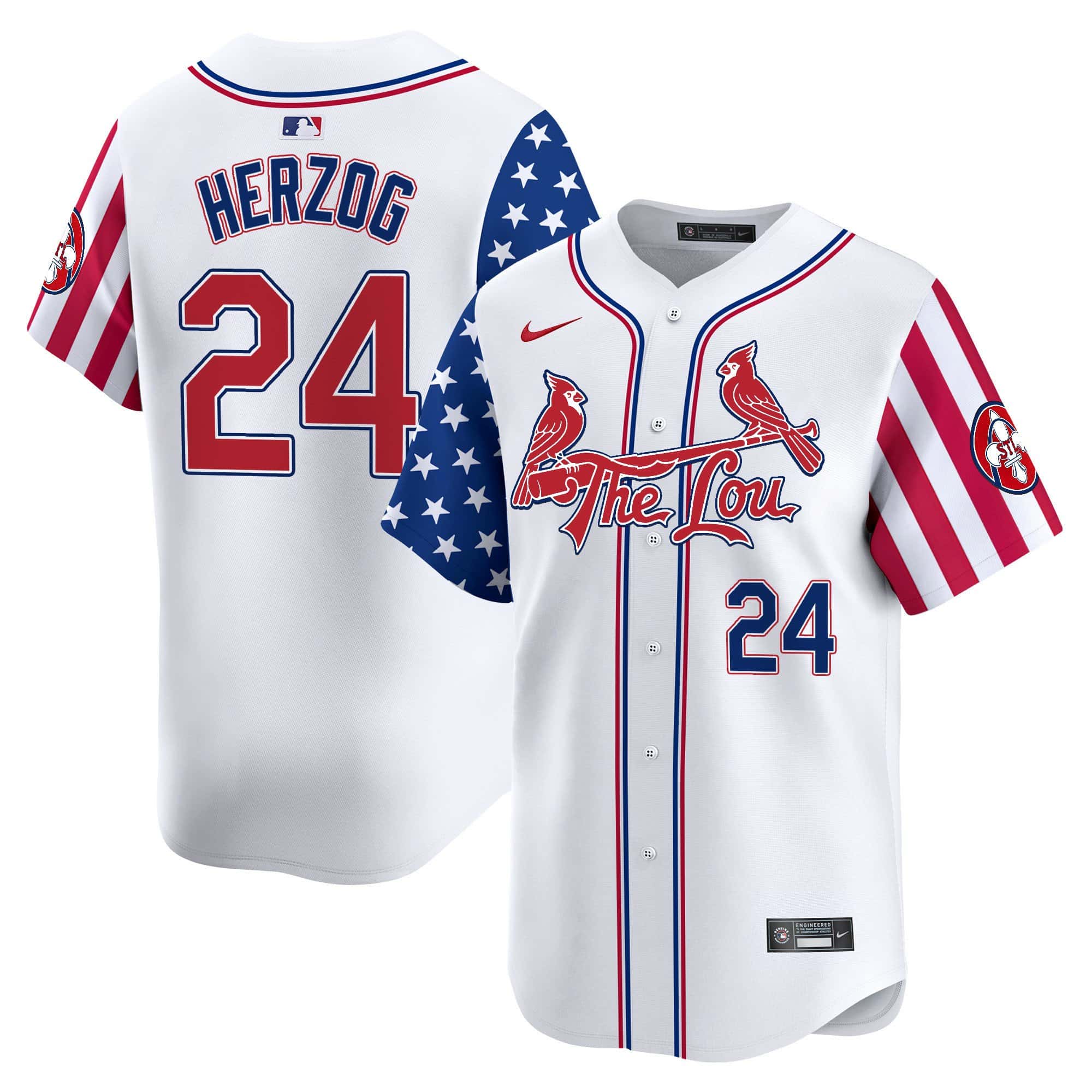 Men's St. Louis Cardinals 2024 Independence Day Vapor Premier Limited Jersey