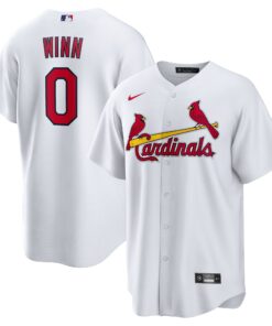 Men's St. Louis Cardinals Masyn Winn White Home Jersey