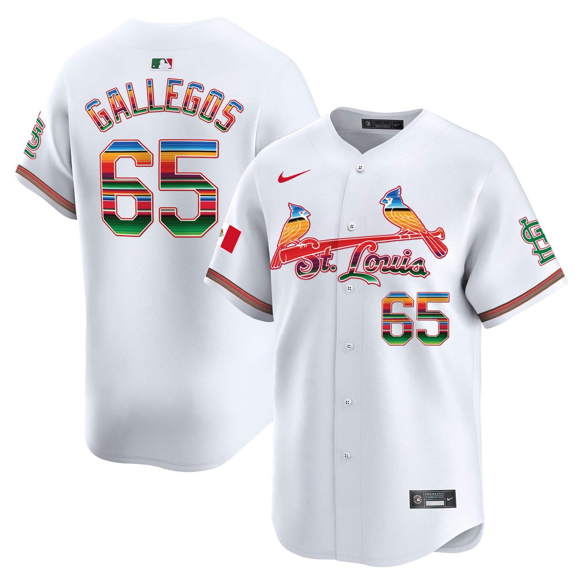 Men's St. Louis Cardinals Mexico Vapor Premier Limited Jersey