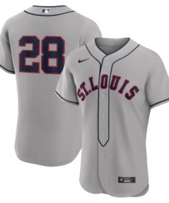 Men's St. Louis Cardinals Nolan Arenado Gray 2024 Rickwood Classic Player Jersey