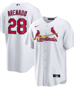 Men's St. Louis Cardinals Nolan Arenado White Home Official Player Jersey