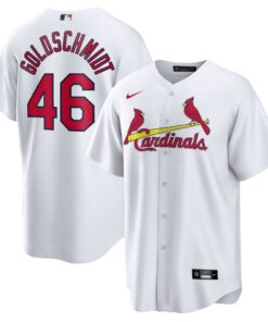 Men's St. Louis Cardinals Paul Goldschmidt White Home Player Name Jersey