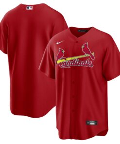 Men's St. Louis Cardinals Red Alternate Team Jersey