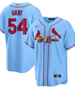 Men's St. Louis Cardinals Sonny Gray Light Blue Alternate Jersey