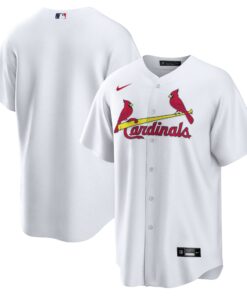 Men's St. Louis Cardinals White Home Team Jersey