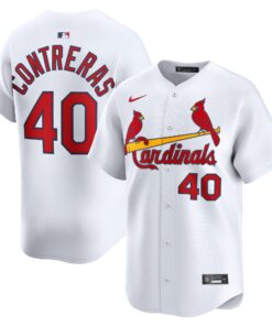 Men's St. Louis Cardinals Willson Contreras White Home Limited Player Jersey