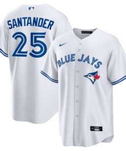 Men's Toronto Blue Jays Anthony Santander White Home Jersey