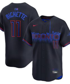 Men's Toronto Blue Jays Bo Bichette Black 2024 City Connect Limited Player Jersey