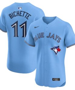 Men's Toronto Blue Jays Bo Bichette Powder Blue Alternate Elite Player Jersey