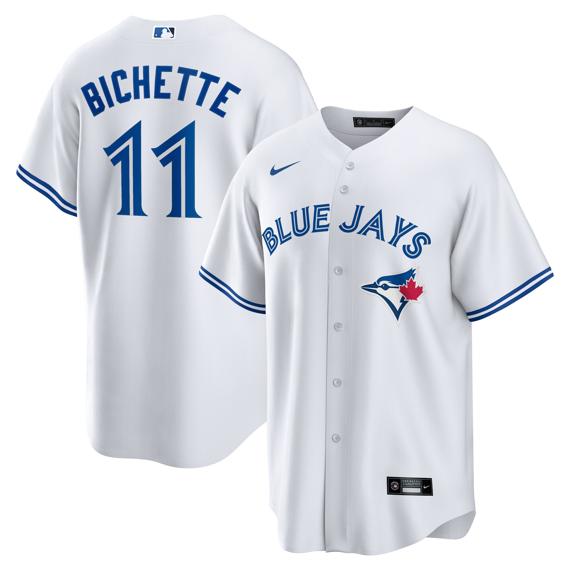 Men's Toronto Blue Jays Bo Bichette White Home Jersey