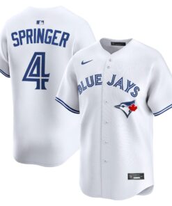 Men's Toronto Blue Jays George Springer White Home Limited Player Jersey