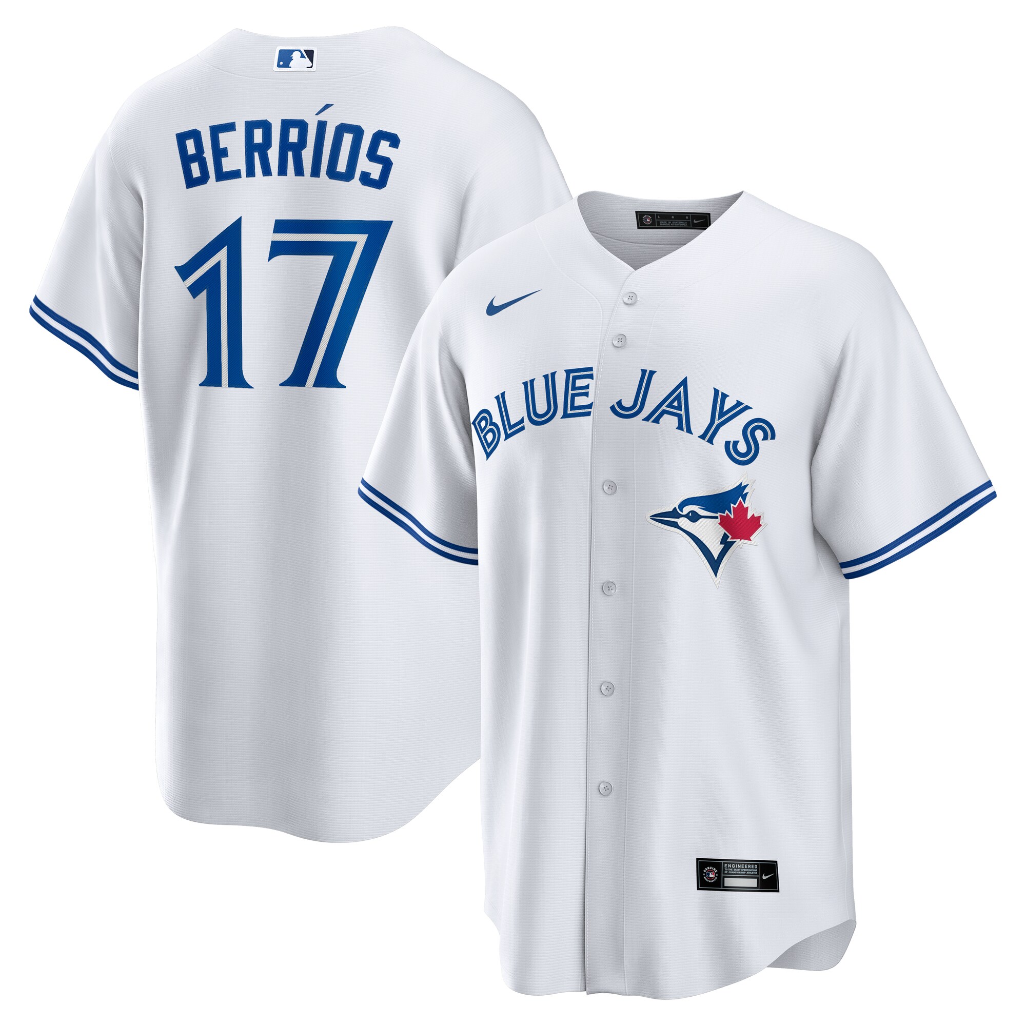 Men's Toronto Blue Jays Jose Berrios White Home Jersey