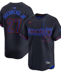 Men's Toronto Blue Jays Vladimir Guerrero Jr. Black 2024 City Connect Limited Player Jersey