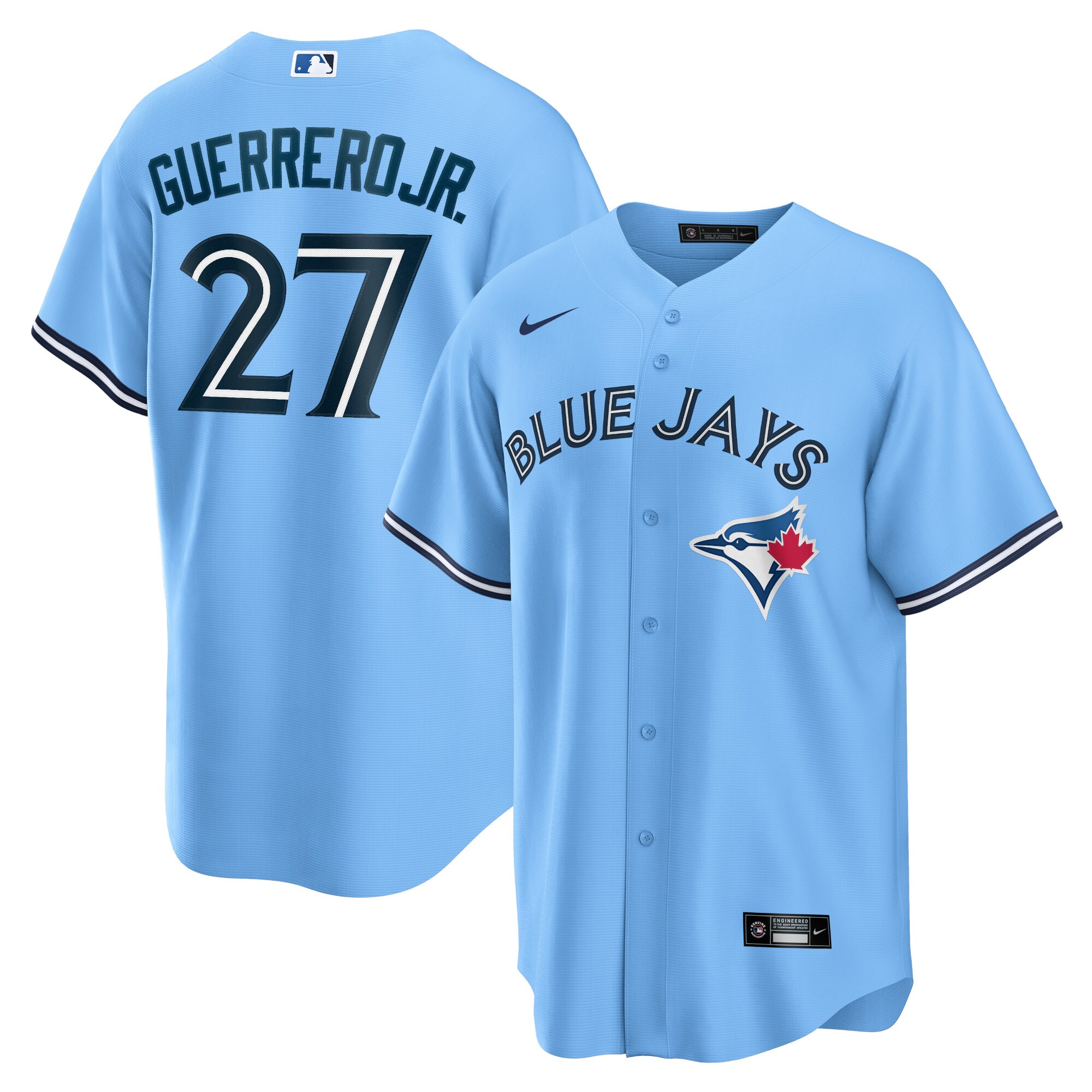 Men's Toronto Blue Jays Vladimir Guerrero Jr. Powder Blue Alternate Player Jersey