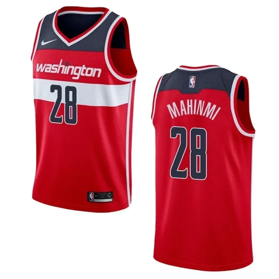 Men's Washington Wizards 28 Ian Mahinmi Icon Swingman Jersey - Red - JS251
