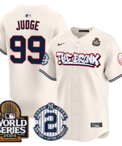 Men's Yankees The Bronx 2024 World Series Vapor Premier Limited Jersey V2