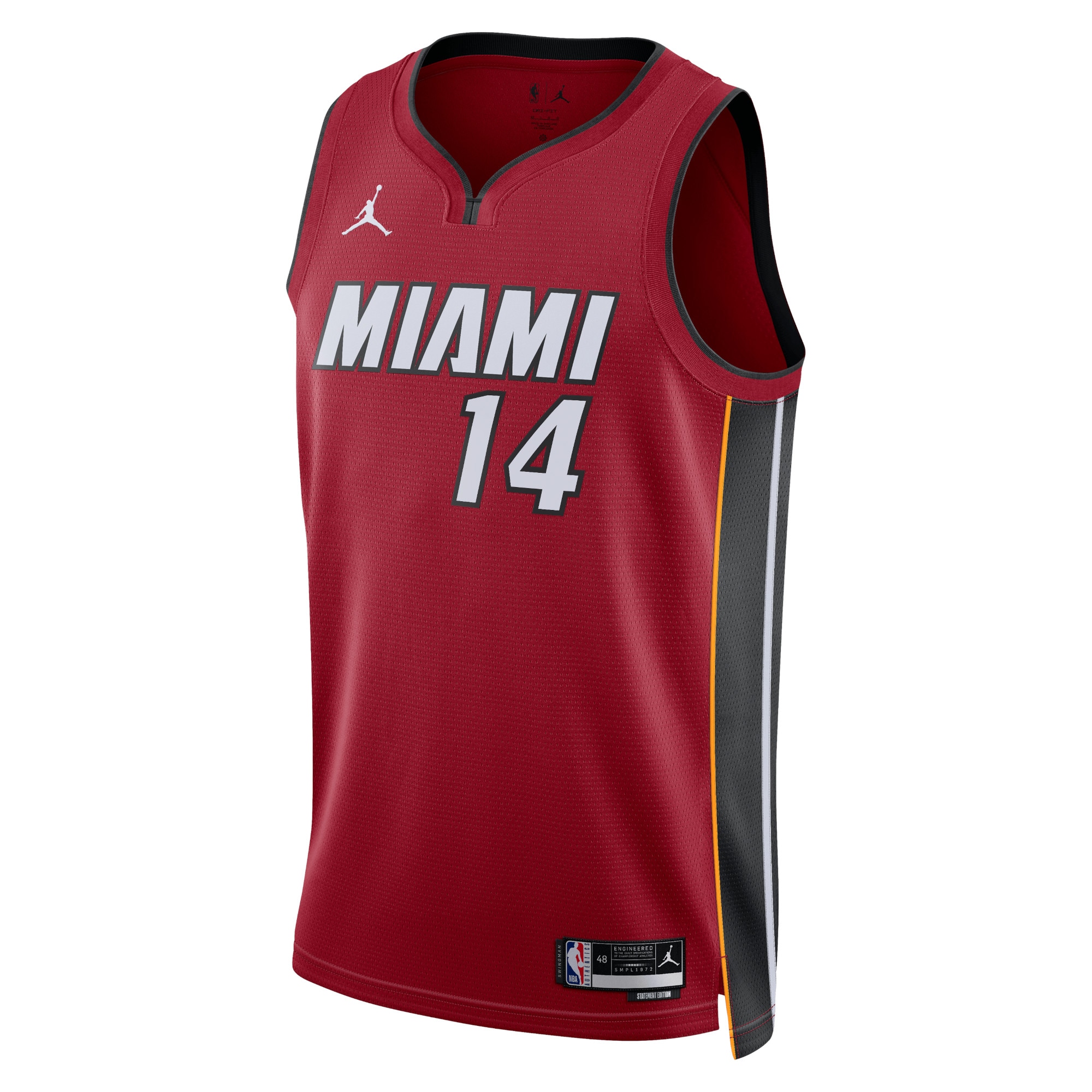 Miami Heat Jordan Statement Edition Swingman Jersey - Red - Tyler Herro - Unisex - JS696
